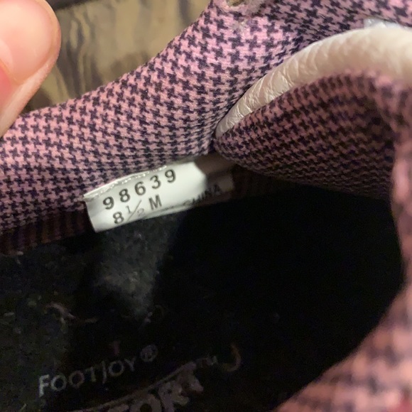 FootJoy pink white golf shoes 8.5 - Picture 9 of 9